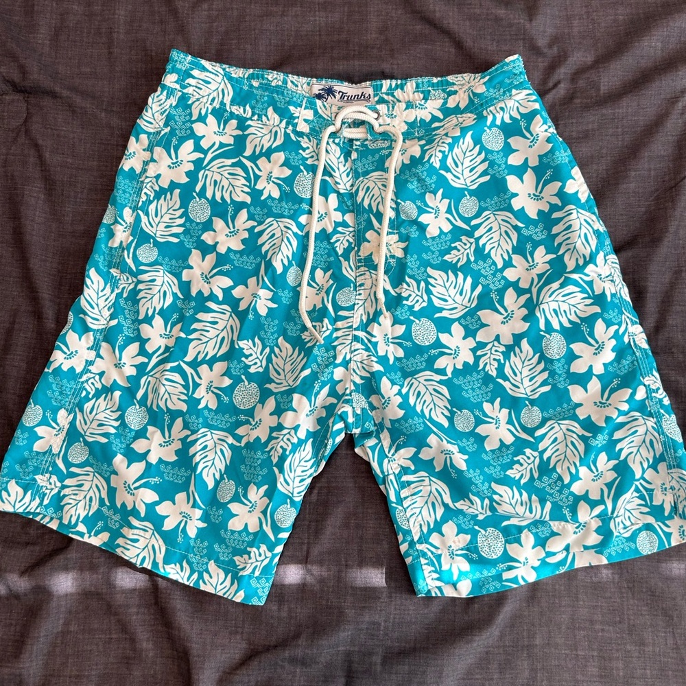 Small: Trunks Tropical Swimsuit